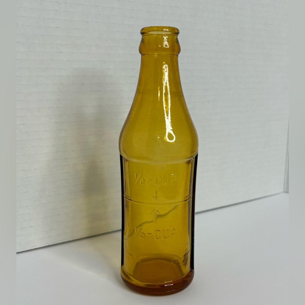 Vintage Amber Glass Bottle Certo